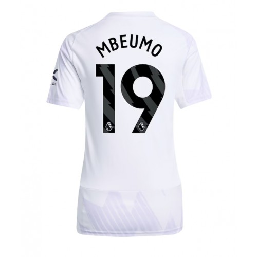 Manchester United Bryan Mbeumo #19 Segunda Equipación Mujer 2025-26 Manga Corta